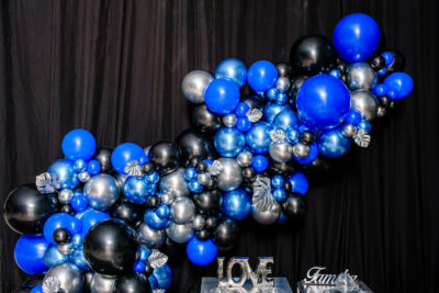 Cenário Azul com Metallic