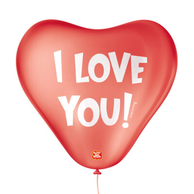 Coração I Love You Vermelho Quente