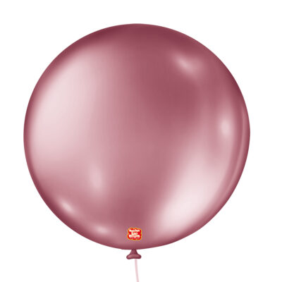 Metallic Balloons Rosa 5 Polegadas