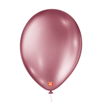 Metallic Balloons Rosa 9 Polegadas