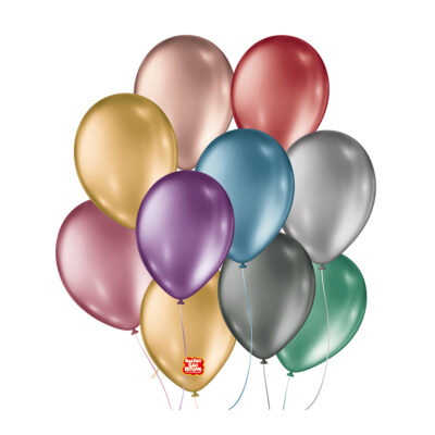 Metallic Balloons Sortido 9 Polegadas