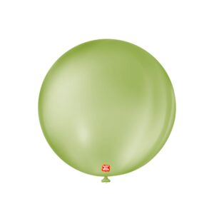 Liso Redondo Verde Eucalipto 5 Polegadas