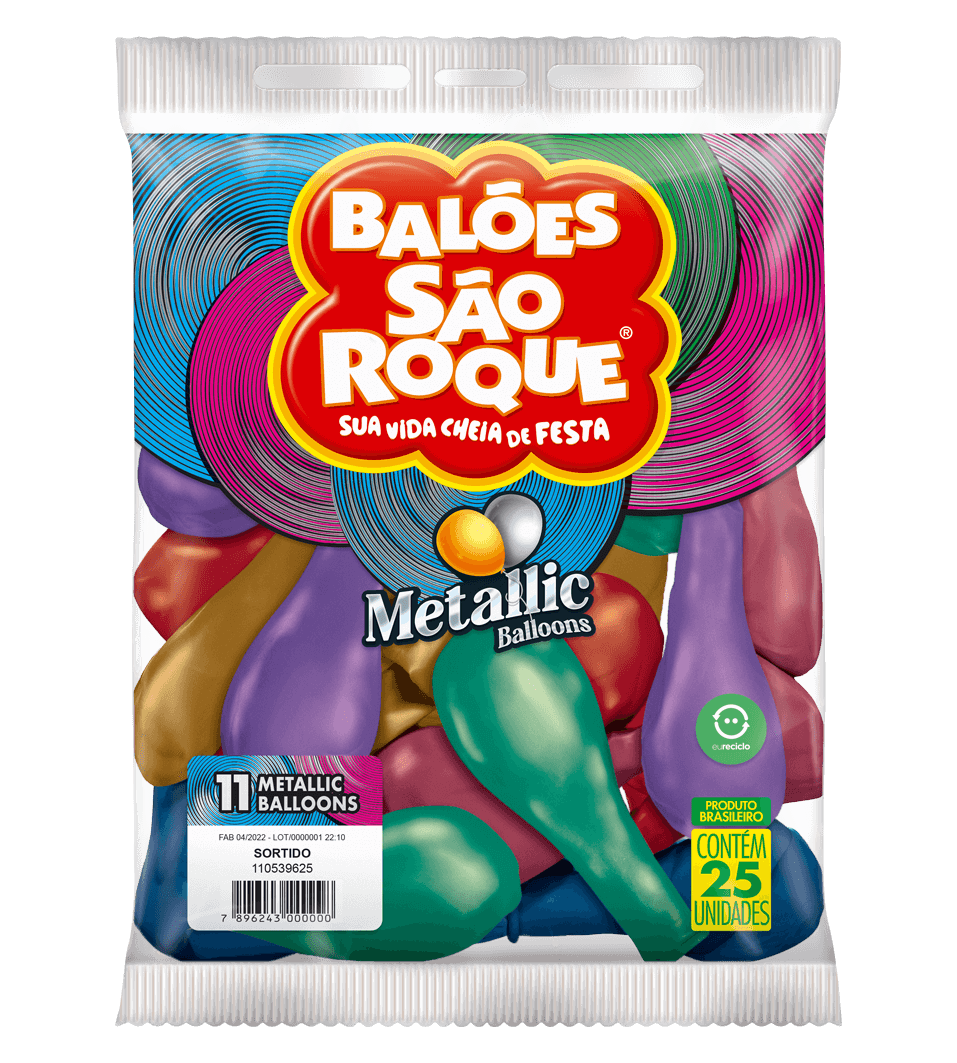 Metallic Balloons Sortido 11 Polegadas - Imagem 2