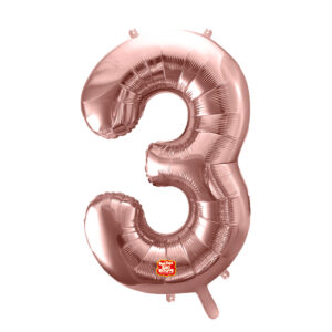 Número 3 Rose Gold 80cm