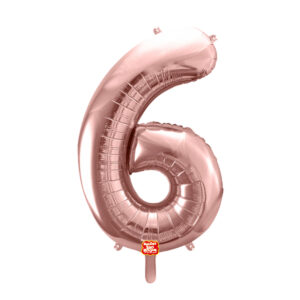 Número 6 Rose Gold 80cm