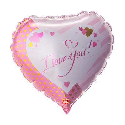 Metalizado Coração I Love You 3