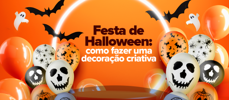 decoração de festa de halloween