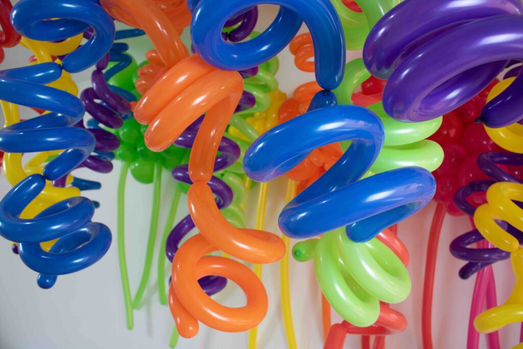 Balões de festa canudos