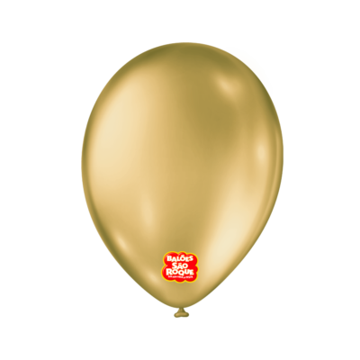 Metallic Balloons Ouro 9 polegadas