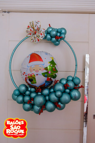 Esculturas de Natal com Balões