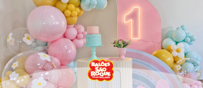 Inspirações de Decoração com Balões para Aniversário de 1 Ano