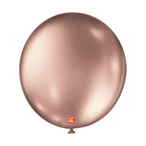 Metallic Balloons Redondo Rose Gold 9 Polegadas