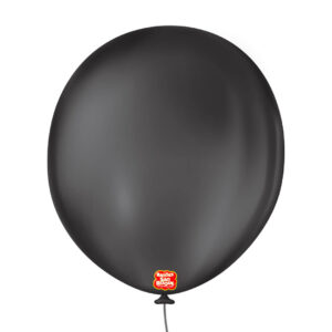 Liso Redondo Preto Ébano 16 Polegadas