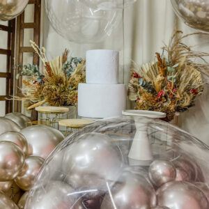 Muito charme na decoração de mesa de casamento!