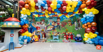 Festa com tema personagem infantil