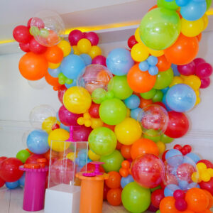 Festa infantil multicolorida