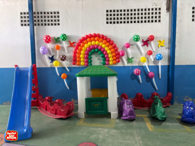 Decoração Criativa com Balões para o Dia das Crianças