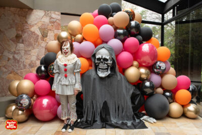 Mural Orgânico Metalizados para Halloween