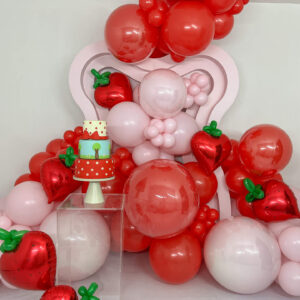 Decoração de Morango com Arco Desconstruído