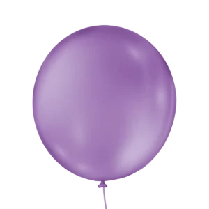 Liso Redondo Roxo Ametista 9 Polegadas