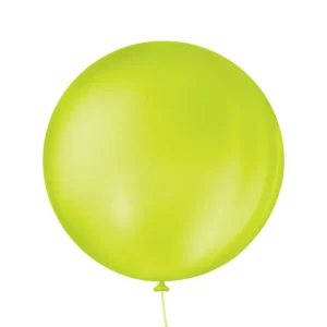 Liso Redondo Verde Elétrico 5 Polegadas