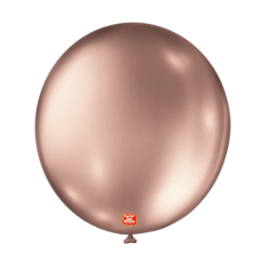Metallic Balloons Redondo Rose Gold 9 Polegadas